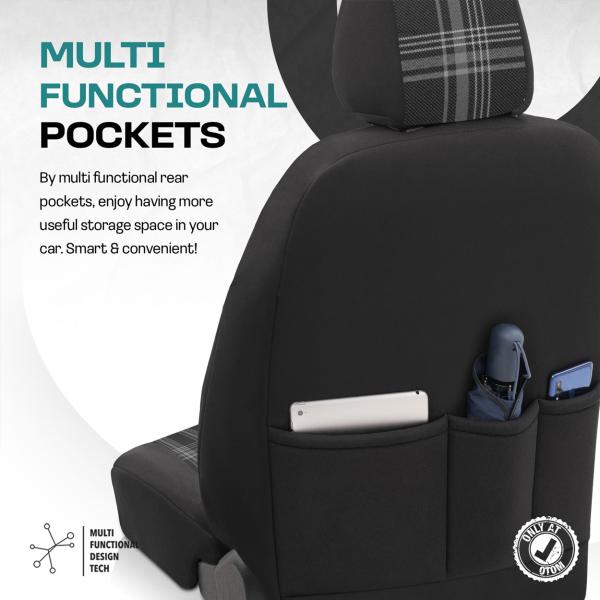 Auto Sitzbezug Set Universal Vorne und Hinten Komfortabel Komplett Set